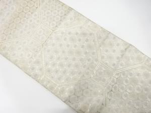 アンティーク　蜀江に菊模様織り出し袋帯（材料）